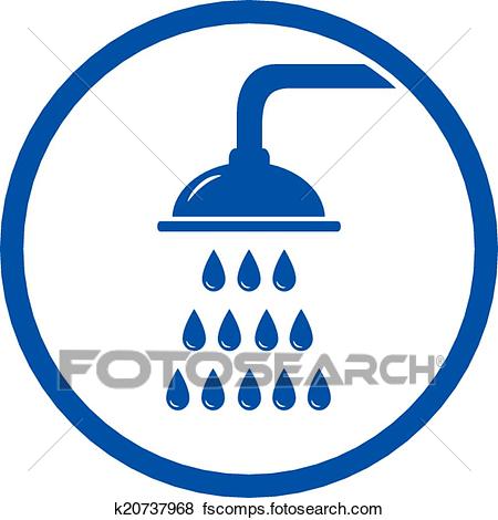 450x470 Clip Art Of A Clean Comfort Room K13190297