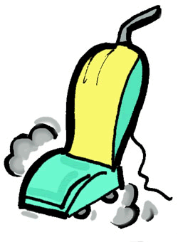 250x340 Cartoon Clipart Vacuum Cleaner