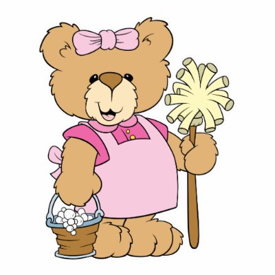 400x400 Cute Cleaning Lady Clipart
