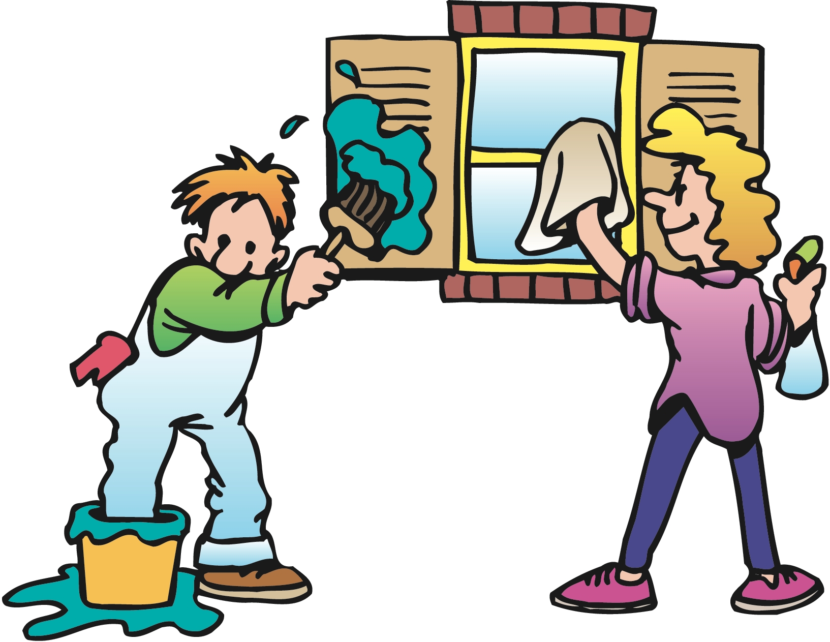 He starts work. Clean the Window cartoon. Tidy клипарт. Clean Room cartoon. Clean up the Room cartoon.