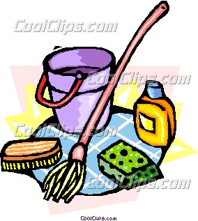 284x317 Cleaning Supplies Clipart