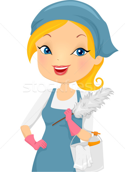 439x600 Cleaning Lady Stock Vectors, Illustrations And Cliparts Stockfresh
