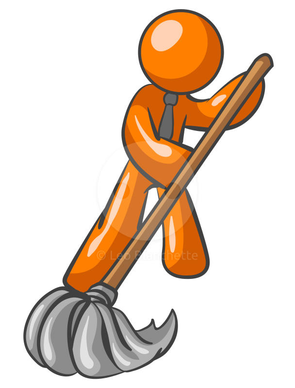 608x800 Cleaning Lady Clipart Image