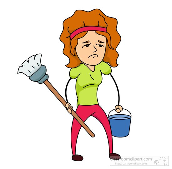 550x541 Cleaning Woman Clipart Clipartfest