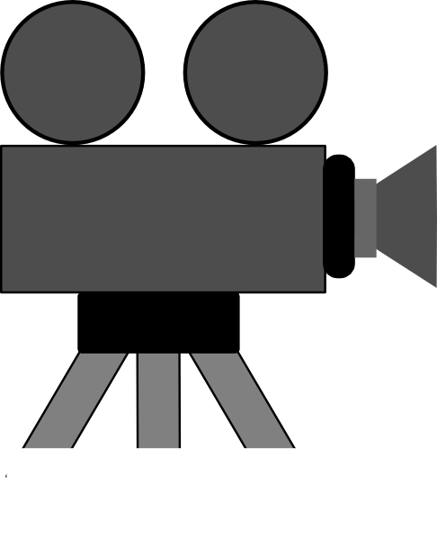 486x598 Clip Art Movie Camera And Film Clipart