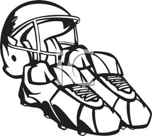 300x268 Football Helmet And Cleats