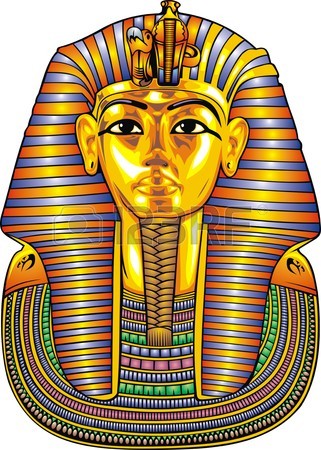 321x450 Detail Of Cleopatra Head Isolated On The White Background Royalty