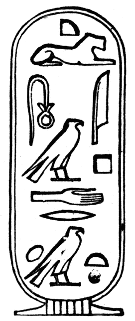 271x640 Hieroglyphics, Cartouche Of Cleopatra Clipart Etc