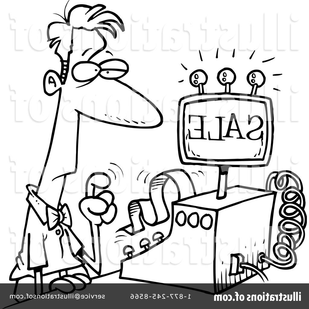 1024x1024 Hd Royalty Free Rf Clerk Clipart Illustration By Toonaday Stock