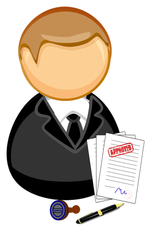 301x500 Officer Clerk Public Domain Vectors