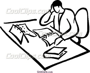 300x244 Office Clerk Working