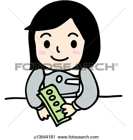 448x470 Bank Clerk Clipart