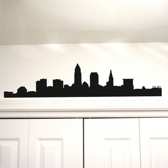 564x564 Cleveland Skyline Silhouette