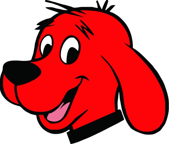 698x595 Clifford Clipart Easy Dog