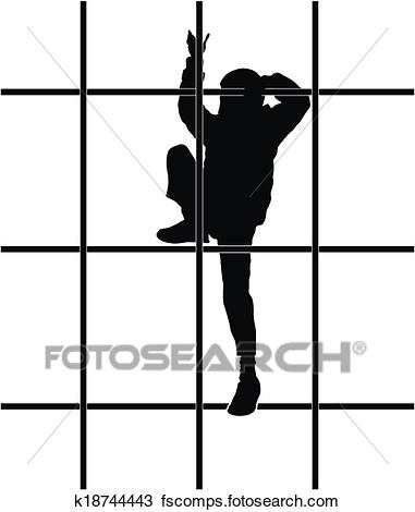 381x470 Clipart Of Boy Climb A Monkey Bar K18744443