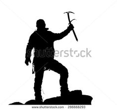 236x222 Silhouette Of A Rock Climber Rock Climbing