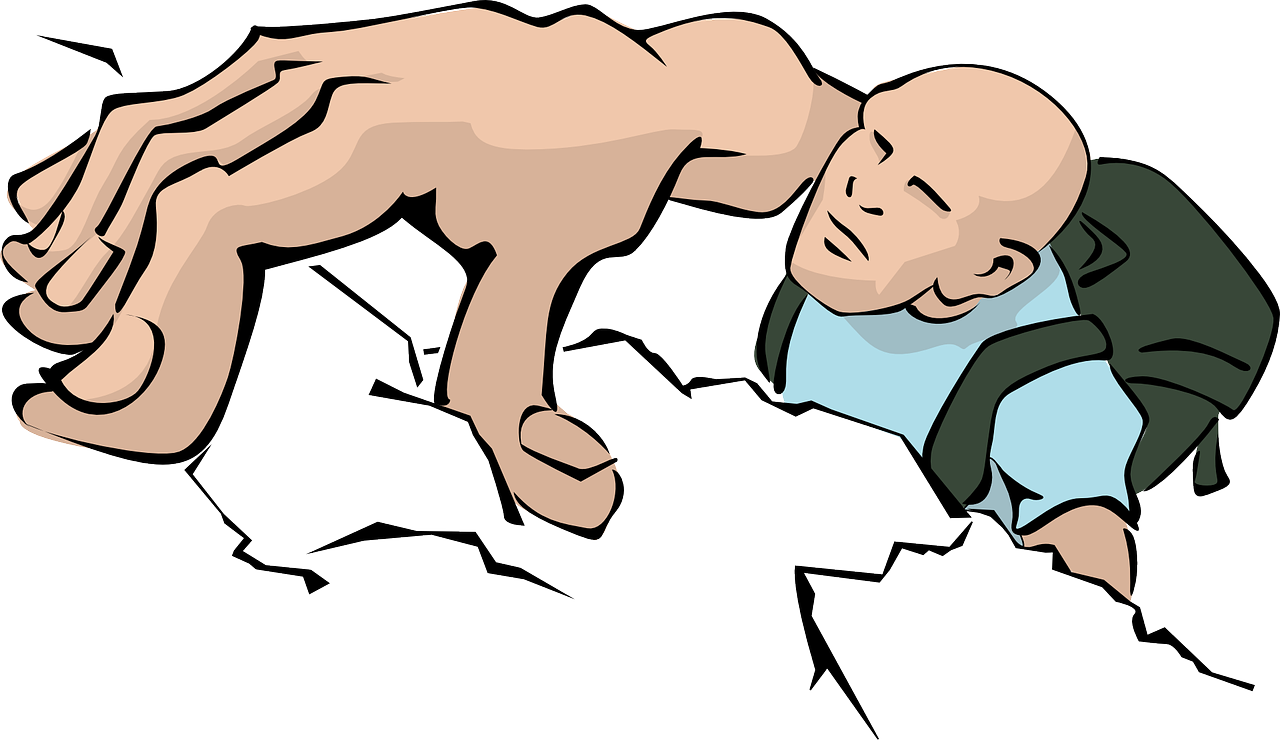 1280x740 Man Mountain Climbing Clipart