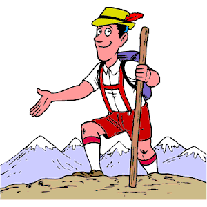 300x300 Mountain Climber Clipart
