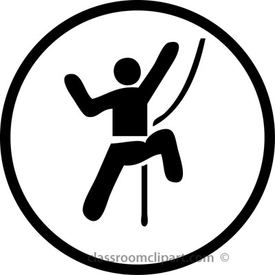 400x400 Rock Climbing Clipart