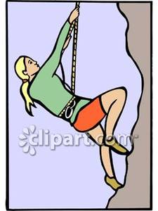 225x300 Climbing Clipart Woman
