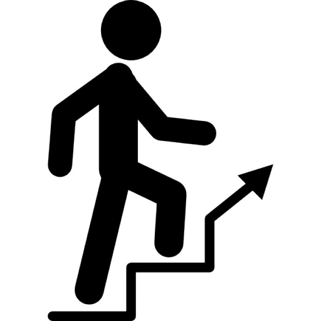 626x626 Man Climbing Stairs Icons Free Download