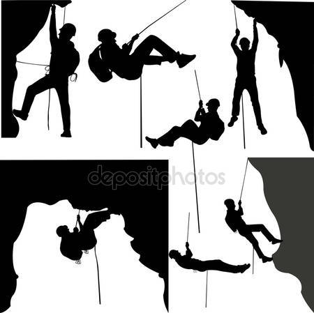 450x449 Woman Climbing Mountain Stock Vectors, Royalty Free Woman Climbing