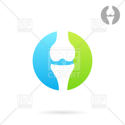 400x400 Clinic Logo Royalty Free Vector Clip Art Image