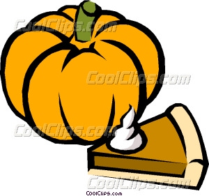 300x281 Pumpkin Pie Vector Clip Art