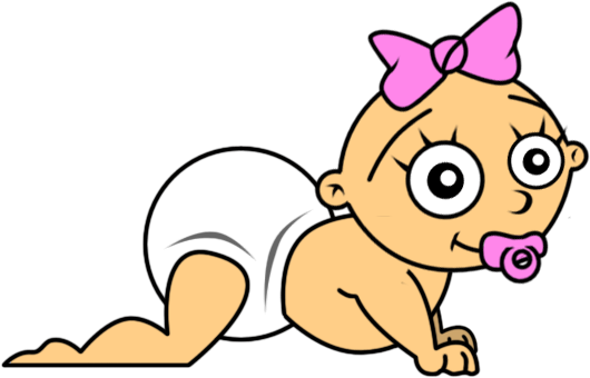 530x340 Girl Baby Clipart