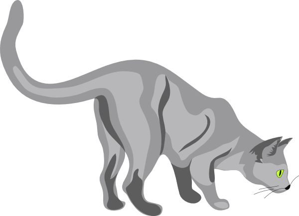 600x434 Cat Clip Art