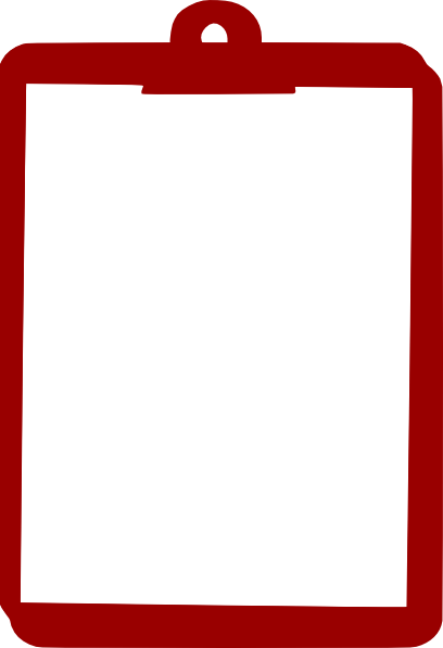 408x597 Red Clipboard Clip Art