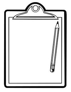 236x304 Clipboard Clipart Black And White Letters Example