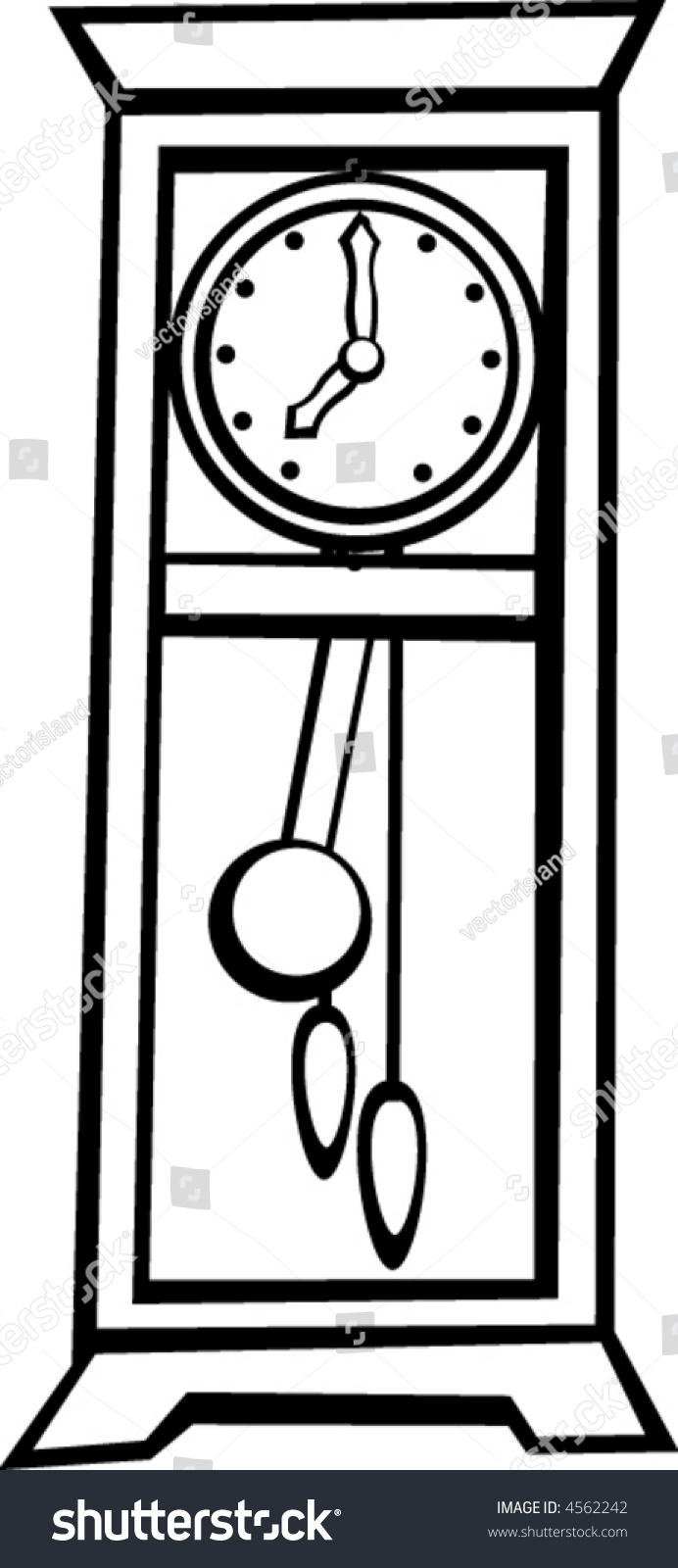 692x1600 Pendulum Clipart Black And White