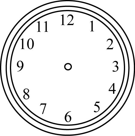 449x450 Cute Clock Clipart