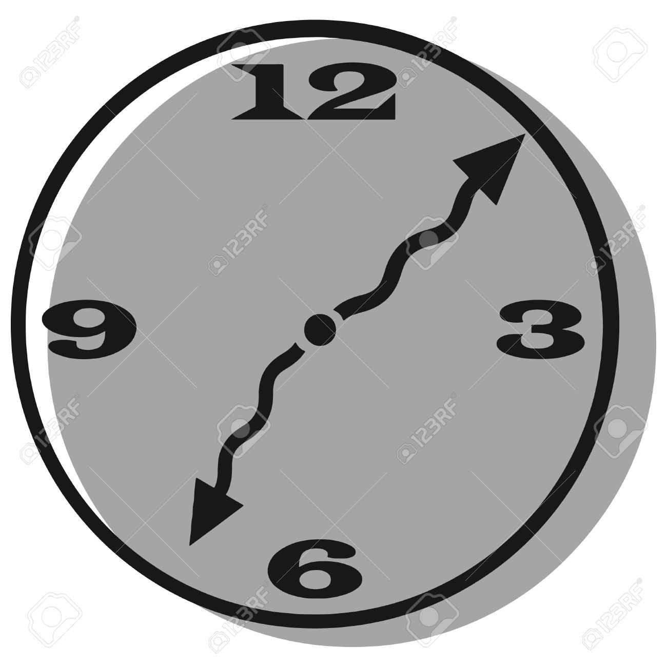 1300x1300 Gray Clipart Clock