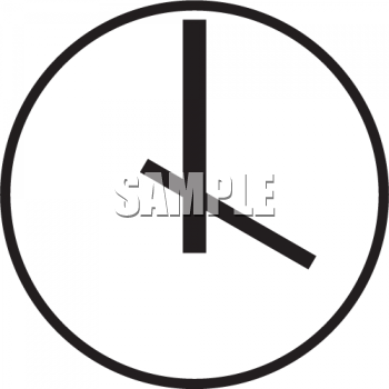 350x350 Clock Clipart Clock Face