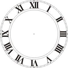 236x236 Clock Template Printable Purzen Clock Face Clip Art
