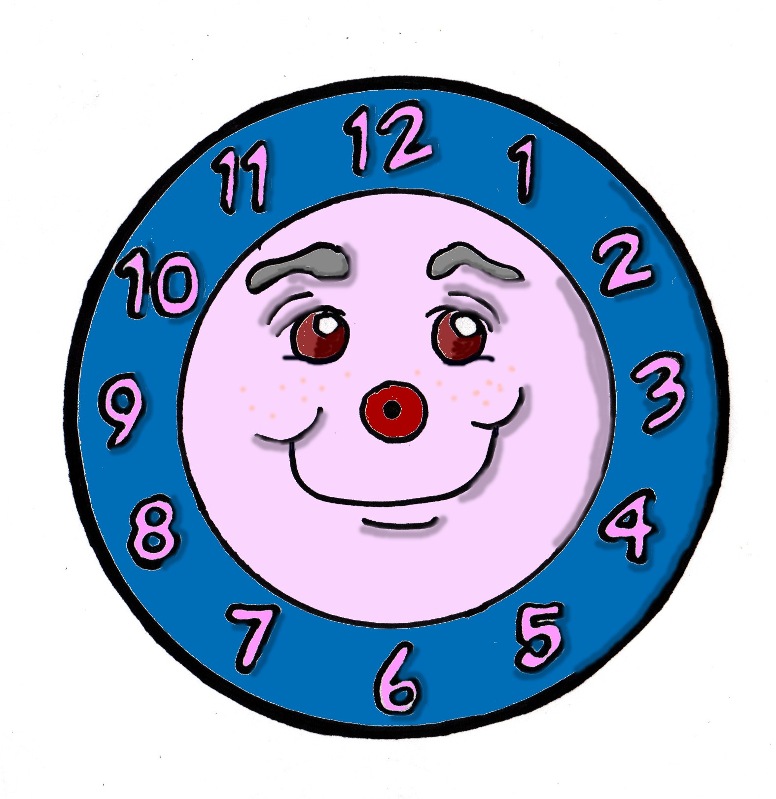 1574x1619 Clock Face Clipart