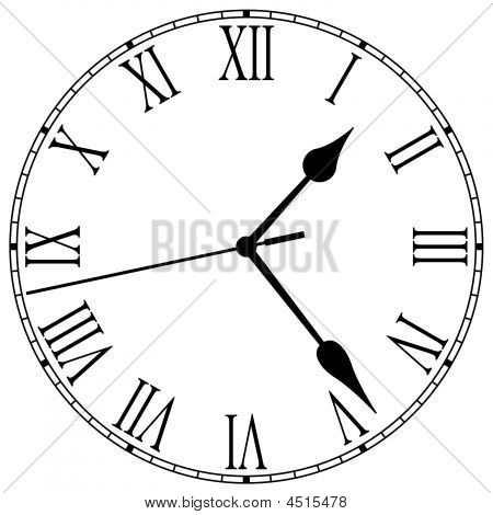 450x470 Clock Face Images, Illustrations, Vectors