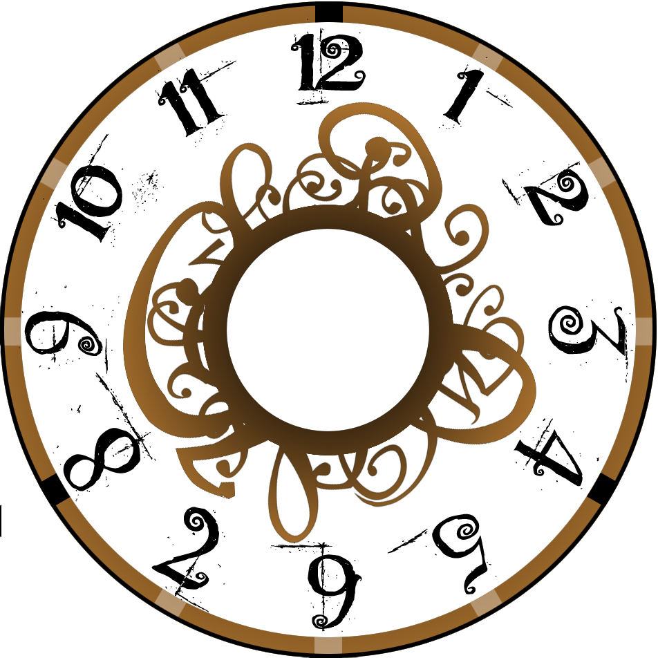 952x952 Clipart Clock With No Hands