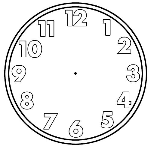 512x487 Clock Face Clip Art