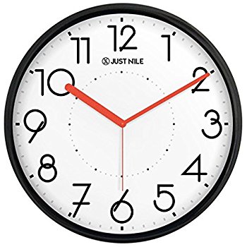 350x350 Justnile Silent Non Ticking Modern Wall Clock