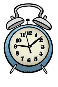 200x300 Alarm Clock Clip Art
