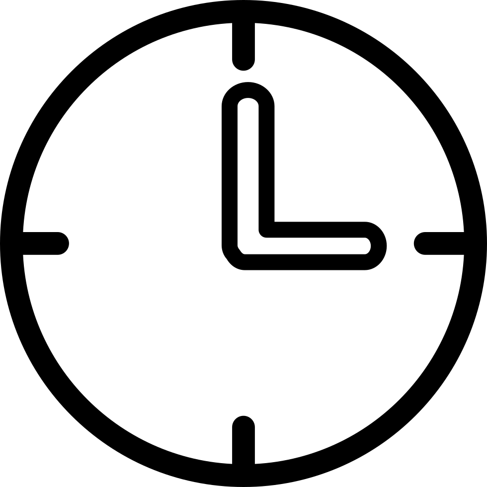 Clock Outline | Free download on ClipArtMag