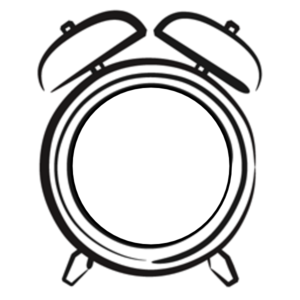 300x300 Clipart Clock Outline