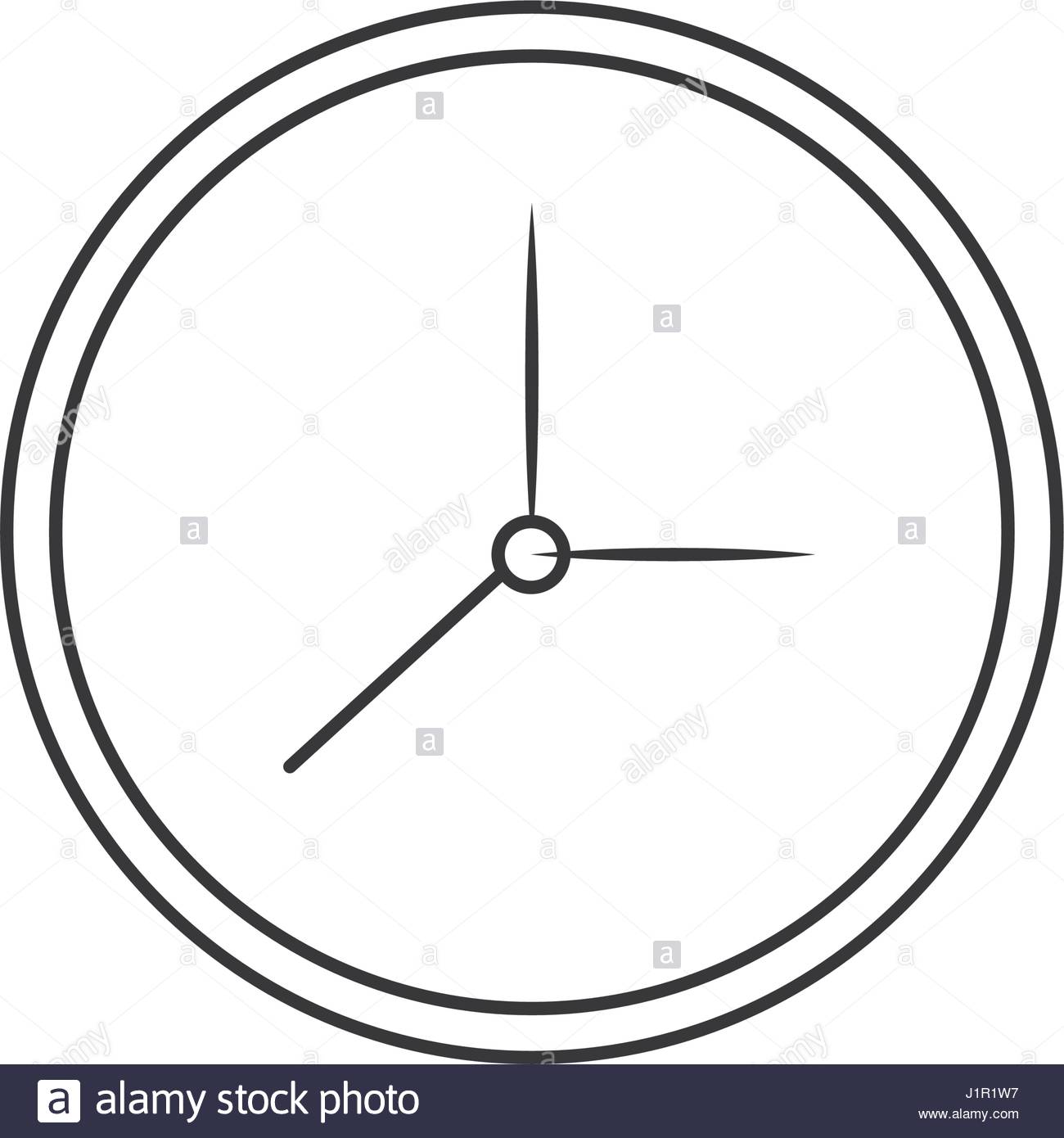 1300x1390 Clock Watch Time Element Outline Stock Vector Art Amp Illustration