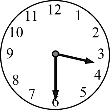 357x357 Half Past The Hour Clock Face Clip Art
