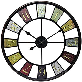 350x350 Multicolor Wall Clock Home Amp Kitchen
