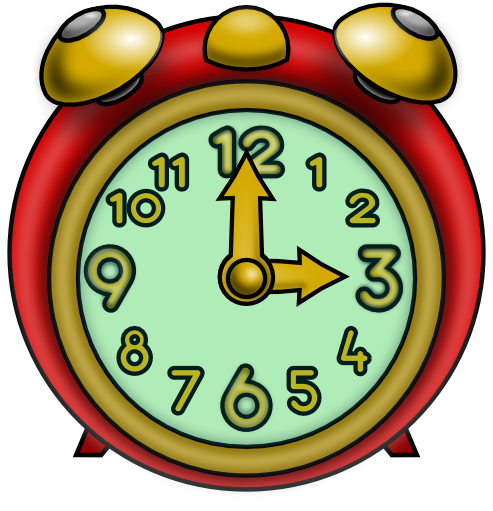 493x511 Three O Clock Clipart