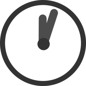 300x300 Clock 1205 Transparent Clip Art